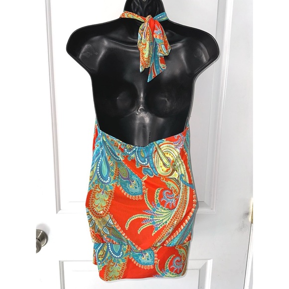 Dots brand colorful halter top - Picture 3 of 4